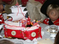 Tarta de chuches del capitán Garfio